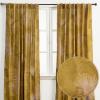 image:imageMaison d Hermine Curtains for Living Room 100 Cotton 124 inch Length One Panel Light Filtering Curtains for Windows with Rod and Loop Pockets Easter Decorations Creole  Caramel 50 W x 124 L