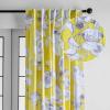 image:imageMaison d Hermine Curtains for Living Room 100 Cotton 84 inch Length One Panel Light Filtering Curtains for Windows with Rod and Loop Pockets Easter Decorations Manon  Yellow 50 W x 84 L