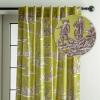 image:imageMaison d Hermine Curtains for Living Room 100 Cotton 84 inch Length One Panel Light Filtering Toile Curtains for Bedroom Windows with Rod and Loop Pockets Drapes Calais Celery 50 W x 84 L