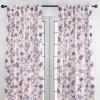 image:imageMaison d Hermine Curtains for Living Room 100 Cotton 84 inch Length Two Panels Light Filtering Toile Curtains for Bedroom Windows with Rod and Loop Pockets Drapes Bonobo Blue 50 W x 84 L