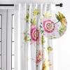 image:imageMaison d Hermine Curtains for Living Room 100 Cotton 96 inch Length One Panel Light Filtering Curtains for Windows with Rod and Loop Pockets Easter Decorations Passion  White 50 W x 96 L