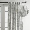 image:imageMaison d Hermine Curtains for Living Room 100 Cotton 96 inch Length One Panel Light Filtering Toile Curtains for Bedroom Windows with Rod and Loop Pockets Drapes Savana Jouy Green 50 W x 96 L