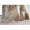 image:imageMaison d Hermine Curtains for Living Room 100 Cotton 108 inch Length One Panel Light Filtering Curtains for Windows with Rod and Loop Pockets Feuillage  Light Ecru 50 W x 108 L