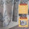 image:imageMaison d Hermine Curtains for Living Room 100 Cotton 108 inch Length One Panel Light Filtering Toile Curtains for Bedroom Windows with Rod and Loop Pockets Drapes Savana Jouy Blue 50 W x 108 L