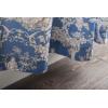 image:imageMaison d Hermine Curtains for Living Room 100 Cotton 108 inch Length One Panel Light Filtering Toile Curtains for Bedroom Windows with Rod and Loop Pockets Drapes Joli Jouy Blue 50 W x 108 L