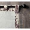 image:imageMaison d Hermine Curtains for Living Room 100 Cotton 108 inch Length One Panel Light Filtering Toile Curtains for Bedroom Windows with Rod and Loop Pockets Drapes Calais Charcoal 50 W x 108 L