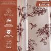 image:imageMaison d Hermine Curtains for Living Room 100 Cotton 108 inch Length One Panel Light Filtering Toile Curtains for Bedroom Windows with Rod and Loop Pockets Drapes Bonobo Brown 50 W x 108 L