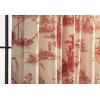 image:imageMaison d Hermine Curtains for Living Room 100 Cotton 108 inch Length Two Panels Light Filtering Toile Curtains for Bedroom Windows with Rod and Loop Pockets Drapes Calais Cardinal 50 W x 108 L