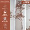 image:imageMaison d Hermine Curtains for Living Room 100 Cotton 108 inch Length Two Panels Light Filtering Toile Curtains for Bedroom Windows with Rod and Loop Pockets Drapes Trianon Brown 50 W x 108 L