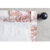 image:imageMaison d Hermine Curtains for Living Room 100 Cotton 108 inch Length Two Panels Light Filtering Toile Curtains for Bedroom Windows with Rod and Loop Pockets Drapes Trianon Brown 50 W x 108 L