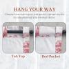image:imageMaison d Hermine Curtains for Living Room 100 Cotton 124 inch Length One Panel Light Filtering Toile Curtains for Bedroom Windows with Rod and Loop Pockets Drapes Trianon Red 50 W x 124 L