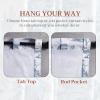 image:imageMaison d Hermine Curtains for Living Room 100 Cotton 124 inch Length One Panel Light Filtering Toile Curtains for Bedroom with Rod and Loop Pockets Calais Blue White Background 50 W x 124 L