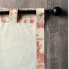 image:imageMaison d Hermine Curtains for Living Room 100 Cotton 124 inch Length Two Panels Light Filtering Toile Curtains for Bedroom Windows with Rod and Loop Pockets Drapes Calais Cardinal 50 W x 124 L
