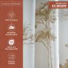 image:imageMaison d Hermine Curtains for Living Room 100 Cotton 124 inch Length Two Panels Light Filtering Toile Curtains for Bedroom Windows with Rod and Loop Pockets Drapes Trianon Bronze 50 W x 124 L