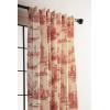 image:imageMaison d Hermine Curtains for Living Room 100 Cotton 124 inch Length Two Panels Light Filtering Toile Curtains for Bedroom Windows with Rod and Loop Pockets Drapes Calais Cardinal 50 W x 124 L