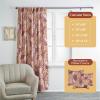 image:imageMaison d Hermine Curtains for Living Room 100 Cotton 84 inch Length One Panel Light Filtering Curtains for Windows with Rod and Loop Pockets Feuillage  Cameo Brown 50 W x 84 L