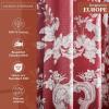 image:imageMaison d Hermine Curtains for Living Room 100 Cotton 84 inch Length One Panel Light Filtering Toile Curtains for Bedroom Windows with Rod and Loop Pockets Drapes Joli Jouy Red 50 W x 84 L