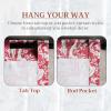 image:imageMaison d Hermine Curtains for Living Room 100 Cotton 84 inch Length One Panel Light Filtering Toile Curtains for Bedroom Windows with Rod and Loop Pockets Drapes Joli Jouy Red 50 W x 84 L