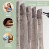 image:imageMaison d Hermine Curtains for Living Room 100 Cotton 96 inch Length One Panel Light Filtering Toile Curtains for Bedroom Windows with Rod and Loop Pockets Drapes Joli Jouy Beige 50 W x 96 L
