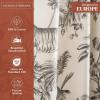 image:imageMaison d Hermine Curtains for Living Room 100 Cotton 96 inch Length One Panel Light Filtering Toile Curtains for Bedroom Windows with Rod and Loop Pockets Drapes Savana Jouy Black 50 W x 96 L
