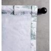 image:imageMaison d Hermine Curtains for Living Room 100 Cotton 96 inch Length One Panel Light Filtering Toile Curtains with Rod and Loop Pockets Calais Antique Green White Background 50 W x 96 L