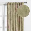 image:imageMaison d Hermine Curtains for Living Room 100 Cotton 124 inch Length One Panel Light Filtering Curtains for Windows with Rod and Loop Pockets Easter decorations Creole  Olive Grey 50W x 124L
