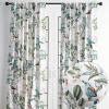 image:imageMaison d Hermine Curtains for Living Room 100 Cotton 124 inch Length Two Panel Light Filtering Curtains for Windows with Rod and Loop Pockets Easter Decorations Solstice  Ecru 50 W x 124 L