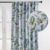 image:imageMaison d Hermine Curtains for Living Room 100 Cotton 96 inch Length One Panel Light Filtering Curtains for Windows with Rod and Loop Pockets Easter Decorations Solstice  Fair Blue 50 W x 96 L