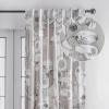 image:imageMaison d Hermine Curtains for Living Room 100 Cotton 96 inch Length One Panel Light Filtering Curtains for Windows with Rod and Loop Pockets Easter Decorations Manon  Grey 50 W x 96 L