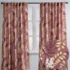 image:imageMaison d Hermine Curtains for Living Room 100 Cotton 96 inch Length Two Panel Light Filtering Curtains for Windows with Rod and Loop Pockets Feuillage  Cameo Brown 50 W x 96 L