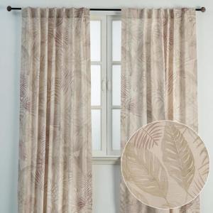 image:imageMaison d Hermine Curtains for Living Room 100 Cotton 108 inch Length Two Panel Light Filtering Curtains for Windows with Rod and Loop Pockets Easter Decorations Creole  Beige 50 W x 108 L