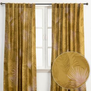 image:imageMaison d Hermine Curtains for Living Room 100 Cotton 108 inch Length Two Panel Light Filtering Curtains for Windows with Rod and Loop Pockets Easter Decorations Creole  Caramel 50 W x 108 L
