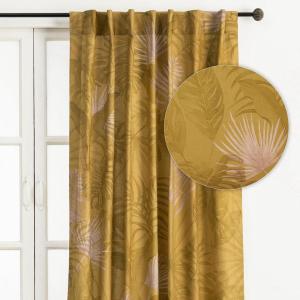 image:imageMaison d Hermine Curtains for Living Room 100 Cotton 96 inch Length One Panel Light Filtering Curtains for Windows with Rod and Loop Pockets Easter Decorations Creole  Caramel 50 W x 96 L