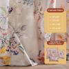 image:imageMaison d Hermine Curtains for Living Room 100 Cotton 84 inch Length Two Panel Light Filtering Curtains for Windows with Rod and Loop Pockets Gifts for Mothers Day Equinoxe  Multi 50 W x 84 L