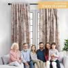 image:imageMaison d Hermine Curtains for Living Room 100 Cotton 84 inch Length Two Panel Light Filtering Curtains for Windows with Rod and Loop Pockets Gifts for Mothers Day Equinoxe  Multi 50 W x 84 L