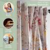 image:imageMaison d Hermine Curtains for Living Room 100 Cotton 84 inch Length Two Panel Light Filtering Curtains for Windows with Rod and Loop Pockets Gifts for Mothers Day Equinoxe  Multi 50 W x 84 L