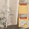 image:imageMaison d Hermine Curtains for Living Room 100 Cotton 96 inch Length One Panel Light Filtering Curtains for Windows with Rod and Loop Pockets Gifts for Mothers Day Villette  Dove Grey 50W x 96L