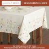 image:imageMaison d Hermine Table Cloth Rectangle Table 100 Cotton 70 x 120 Inches Tablecloth Reusable Decorative for Dining Kitchen Room Farmhouse Home Gifts for Mothers Day Spring Summer  Colmar