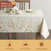 image:imageMaison d Hermine Table Cloth Rectangle Table 100 Cotton 70 x 120 Inches Tablecloth Reusable Decorative for Dining Kitchen Room Farmhouse Home Gifts for Mothers Day Spring Summer  Colmar