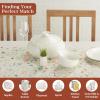 image:imageMaison d Hermine Table Cloth Rectangle Table 100 Cotton 70 x 120 Inches Tablecloth Reusable Decorative for Dining Kitchen Room Farmhouse Home Gifts for Mothers Day Spring Summer  Colmar