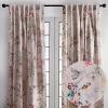 image:imageMaison d Hermine Curtains for Living Room 100 Cotton 84 inch Length Two Panel Light Filtering Curtains for Windows with Rod and Loop Pockets Gifts for Mothers Day Equinoxe  Multi 50 W x 84 L
