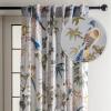 image:imageMaison d Hermine Curtains for Living Room 100 Cotton 96 inch Length One Panel Light Filtering Curtains for Windows with Rod and Loop Pockets Gifts for Mothers Day Hokuzai  Grey 50 W x 96 L