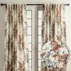 image:imageMaison d Hermine Curtains for Living Room 100 Cotton 96 inch Length Two Panel Light Filtering Curtains for Windows with Rod and Loop Pockets Gifts for Mothers Day Abbeville 50 W x 96 L