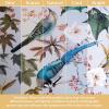 image:imageMaison d Hermine Curtains for Living Room 100 Cotton 84 inch Length One Panel Light Filtering Curtains for Windows with Rod and Loop Pockets Gifts for Mothers Day Hokuzai  Grey 50 W x 84 L