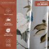 image:imageMaison d Hermine Curtains for Living Room 100 Cotton 84 inch Length One Panel Light Filtering Curtains for Windows with Rod and Loop Pockets Gifts for Mothers Day Hokuzai  Grey 50 W x 84 L