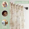 image:imageMaison d Hermine Curtains for Living Room 100 Cotton 84 inch Length One Panel Light Filtering Toile Curtains for Bedroom Windows with Rod and Loop Pockets Drapes Paradise Almond 50 W x 84 L