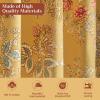 image:imageMaison d Hermine Curtains for Living Room 100 Cotton 96 inch Length One Panel Light Filtering Curtains for Windows with Rod and Loop Pockets Gifts for Mothers Day Marquise  Yellow 50 W x 96 L