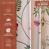 image:imageMaison d Hermine Curtains for Living Room 100 Cotton 96 inch Length Two Panel Light Filtering Curtains for Windows with Rod and Loop Pockets Gifts for Mothers Day Neo Ipomee  Multi 50W x 96L