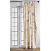 image:imageMaison d Hermine Curtains for living room 100 Cotton 84 inch length Two Panels Light Filtering Toile Curtains for Bedroom Windows with rod and loop Pockets Drapes Jouy Paradise Beige 50W x 84L