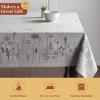 image:imageMaison d Hermine Table Cloth Rectangle Table 100 Cotton 54 x 72 Inches Tablecloth Reusable Decorative for Dining Kitchen Room Farmhouse Home Gifts for Mothers Day Spring Summer  Flore